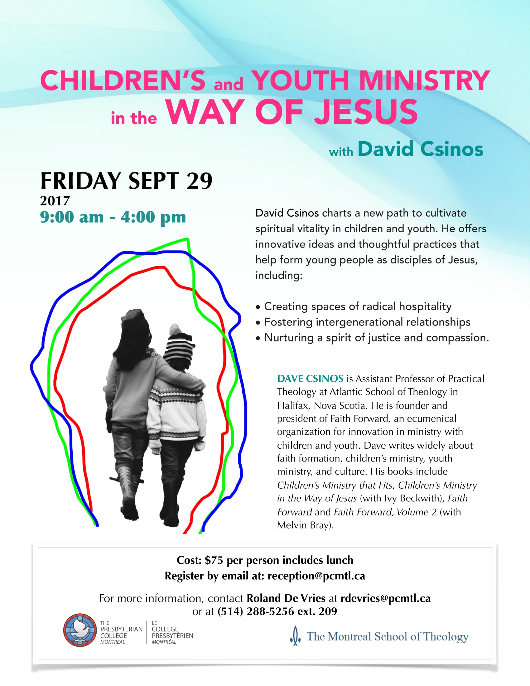 Workshop - CHILDREN’S and YOUTH MINISTRY in the WAY OF JESUS with David Csinos