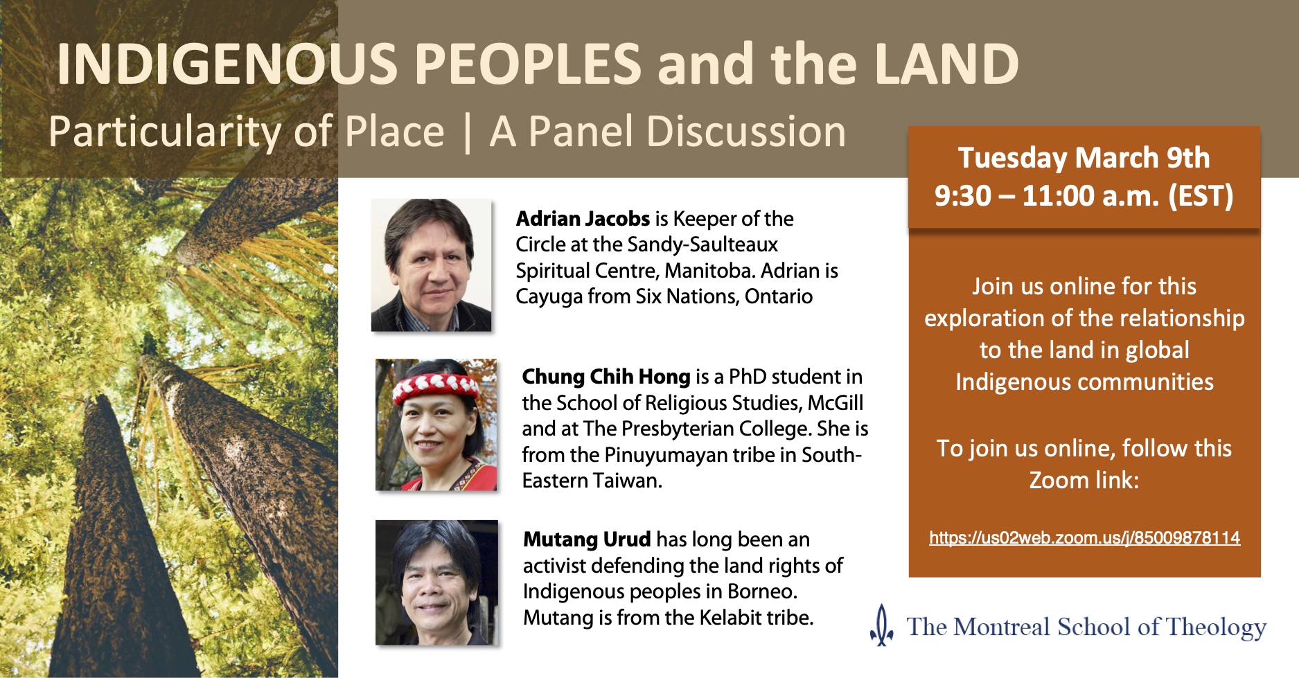 Panel Discussion: Indigenous Peoples and the Land