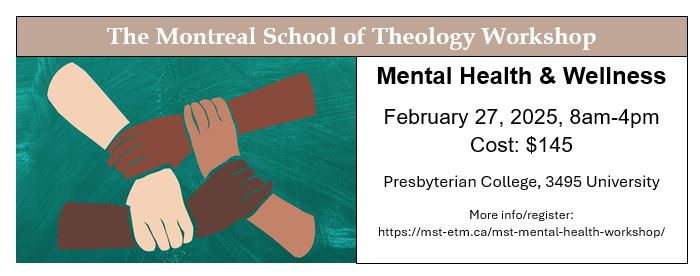 MST Mental Health Workshop: Feb 27